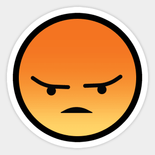 Emoticon Angry Sticker